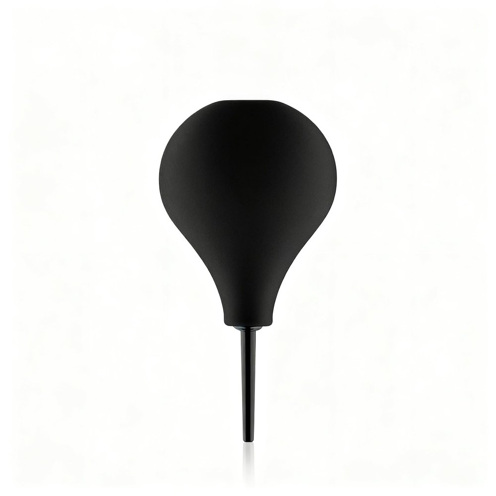 Douche Bulb for Men, 220 Ml Capacity, Gentle and Effective for Constipation(Black)
