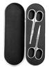 Beaut Secrets 2pcs Nose Scissors Beard Mustache Eyebrow Trimmer Stainless Steel Set with Storage Box (Silver) view 1