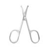 Beaut Secrets 2pcs Nose Scissors Beard Mustache Eyebrow Trimmer Stainless Steel Set with Storage Box (Silver) view 3