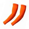 BNF Orange Breathable Arm Sleeves for Summer Outdoor Activities | Full Arm Protection with Milk Silk Fabric | Versatile Cycling, Hiking & Walking | Compact 45cm Length for Men view 4