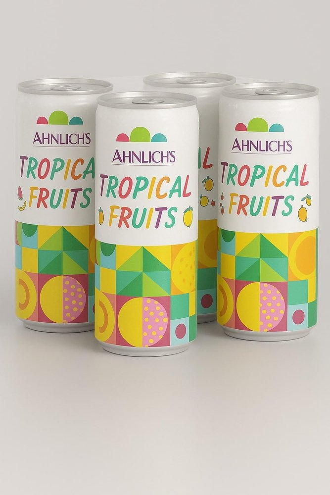 Ahnlichs Tropical Fruits Drink  Refreshing Juice Blend with Pineapple, Mango & Passionfruit (Pack of 6)