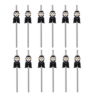 Bnf 12 Pieces Paper Straws Wave Stripe Paper Drinking Straw Vampire|Home & Garden | Greeting Cards & Party Supply | Party Supplies | Party Tableware & Serveware