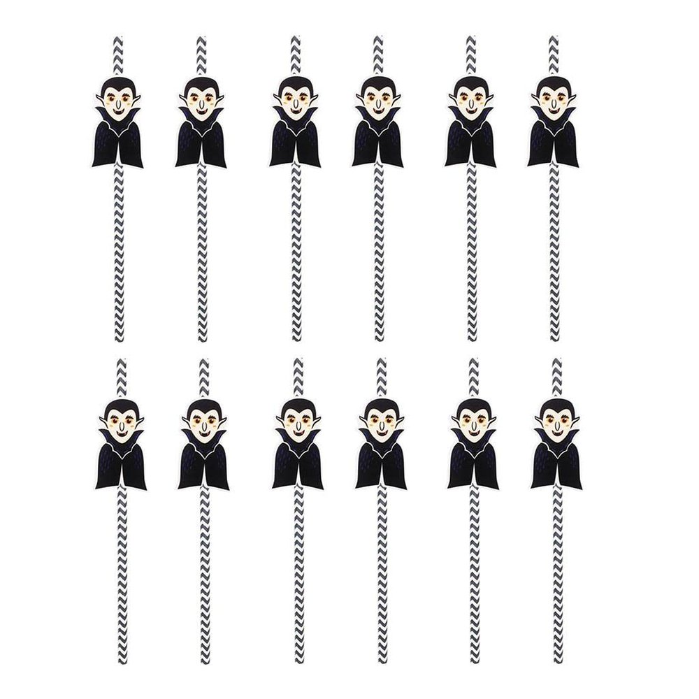 Bnf 12 Pieces Paper Straws Wave Stripe Paper Drinking Straw Vampire|Home & Garden | Greeting Cards & Party Supply | Party Supplies | Party Tableware & Serveware
