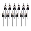 Bnf 12 Pieces Paper Straws Wave Stripe Paper Drinking Straw Vampire|Home & Garden | Greeting Cards & Party Supply | Party Supplies | Party Tableware & Serveware view 2