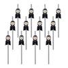 Bnf 12 Pieces Paper Straws Wave Stripe Paper Drinking Straw Vampire|Home & Garden | Greeting Cards & Party Supply | Party Supplies | Party Tableware & Serveware view 3