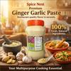 Spice Nest Ginger Garlic Paste Premium Fresh Natural Thick Aromatic Ready to Use Cooking Essential for Curries Marinades Soups Stir Fries Preservative Free (Pack of 3, Ginger Garlic Paste 200gm) view 3