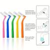 Styllent 10 PCS L-Shaped Interdental Brush Green,0.8 mm Green Interdental Brushes,Dental Brushes,Dental Picks for Interdental Cleaning Plaque Removal view 4