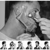 HEAVENGLOW Men's Beard Shaping Ruler Facial Hair Styling Trimming Template Comb Clear | Hair Care & Styling view 4