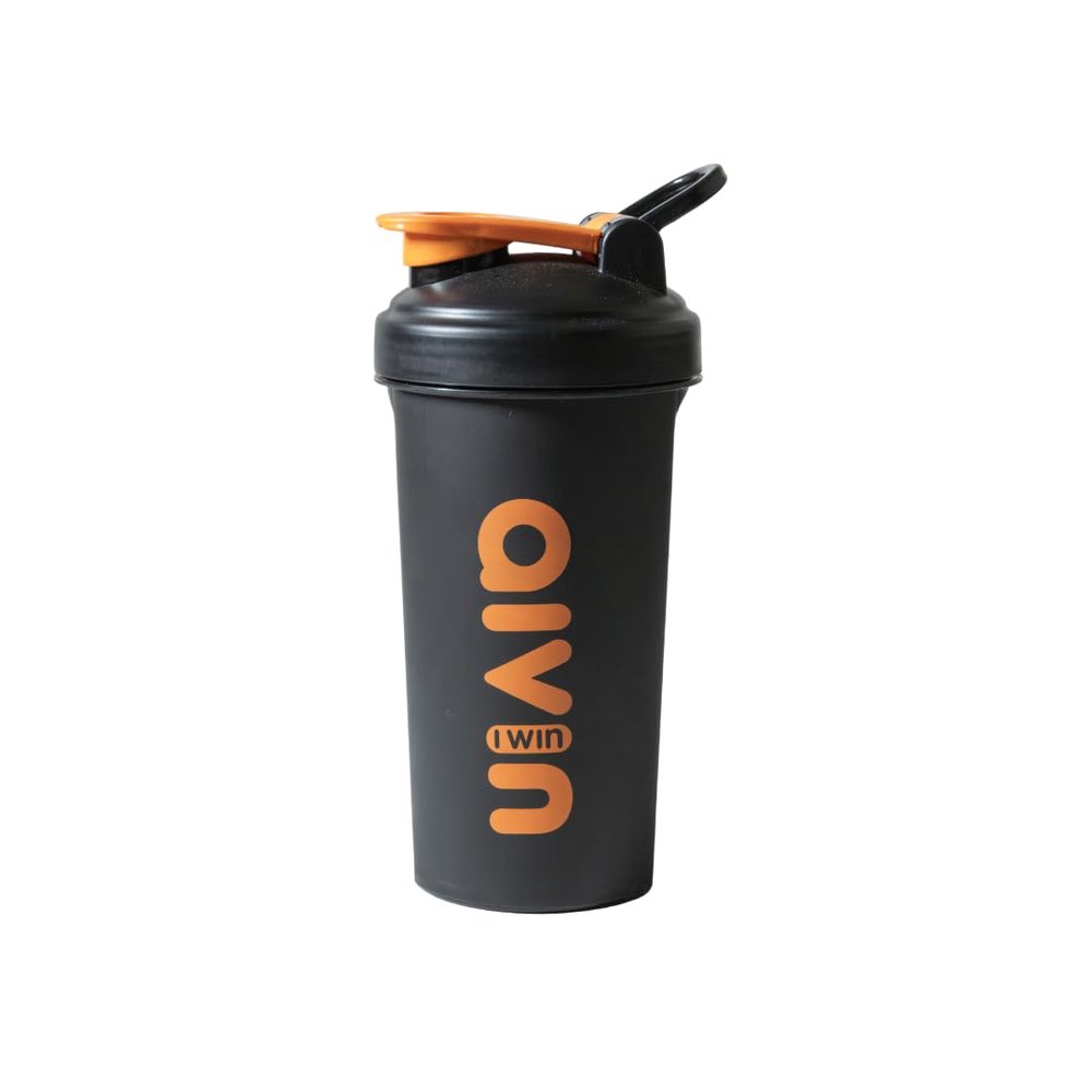 Aivin Shaker | Leakproof Twist-Lock Lid | BPA-Free Polypropylene | EasyMix Ball | Integrated Carry Loop | 700ML