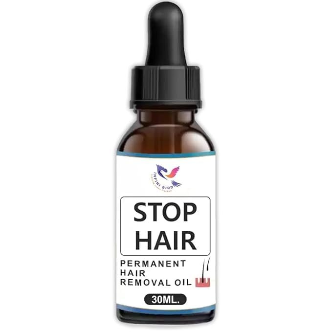 Natural Hair Growth Inhibitor Permanent Hair Removal Oil Remover Hair Inhibiting And Reducing To Stop Hair Growth & Body Face Hair Reduction - 30ml