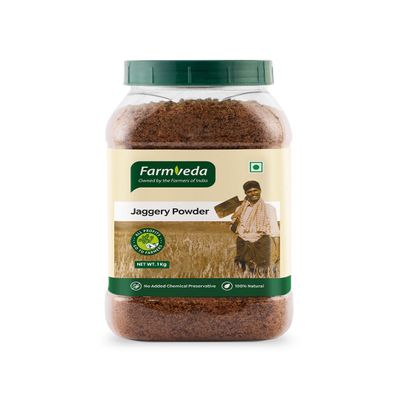 Farm Veda Jaggery Cubes - 1 Kg | Natural & Chemical-Free | Rich in Iron | Healthy Sugar Substitute | Energy Booster | No Preservatives