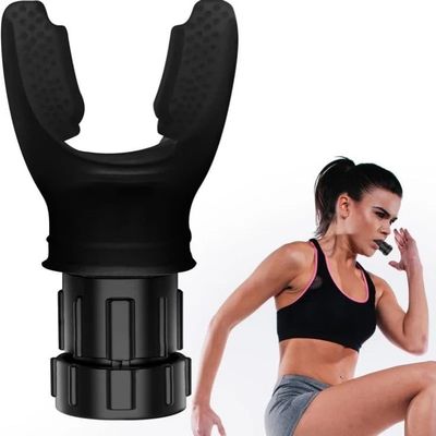TOYNOVA Breathing Trainer Device Lung Exerciser Machine for High Altitude Running Neck & Lung Strength Training Equipment Respiratory Improvement Mask for Athletes & Fitness Enthusiasts.