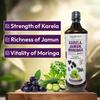 Hakim Suleman's Cold Pressed Karela Jamun Moringa Juice  Natural Herbal Drink, Supports Blood Sugar & Immunity, No Added Sugar, Preservatives or Artificial Flavours - 900 ml view 3