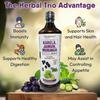 Hakim Suleman's Cold Pressed Karela Jamun Moringa Juice  Natural Herbal Drink, Supports Blood Sugar & Immunity, No Added Sugar, Preservatives or Artificial Flavours - 900 ml view 4
