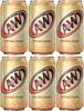 A&W Cream Soda Classic Flavor 355ml Cans, 6 Pack view 1