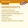 A&W Cream Soda Classic Flavor 355ml Cans, 6 Pack view 2