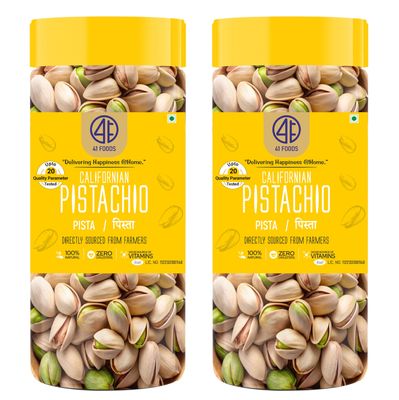 41 Foods Premium Pistachios | Salted Pista | 800g (400g x 2)