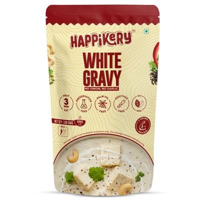 Happikery Gravy Mix -100g | No Preservatives | Upto 1-2 Servings | Quick & Easy Curry Mix | Ready To Eat in 3 Minutes