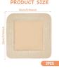 2PCS 10 * 10CM Bed Sore Patch, Bed Sore Dressing, Medical bedsore patch,10x10cm Silicone Gel Foam Dressing for Rehabilitation Care, Effective Bed Sore Dressing for Long-Term Bedridden Patients view 2