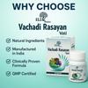 Elzac Vachadi Rasayan Vati - Ayurvedic Herbal Tablets for Digestive Health, Immunity & Detox - Natural Ingredients for Enhanced Metabolism and Wellness - 30 Tablets Pack view 4