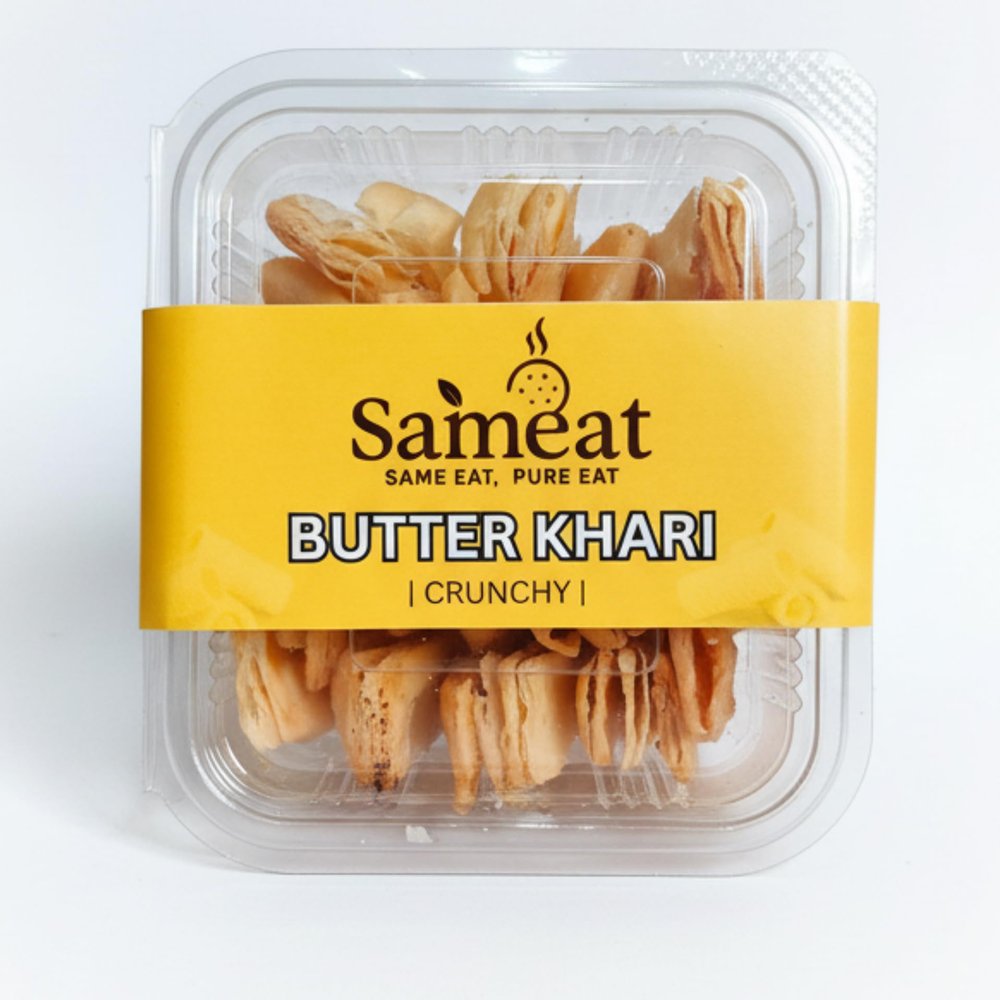 Butter Khari  Crispy Spicy Puff Snack | No Colour & No Preservative | 100g