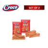 Croco Saseme Sticks Snack 80G Each, Pretezels Sticks, Imported Savories Snacks (Pack of 2) and Croco Long Stick Pretzels Snacks Salted 250G, Imported Namkeen Sticks. Combo Pack view 3