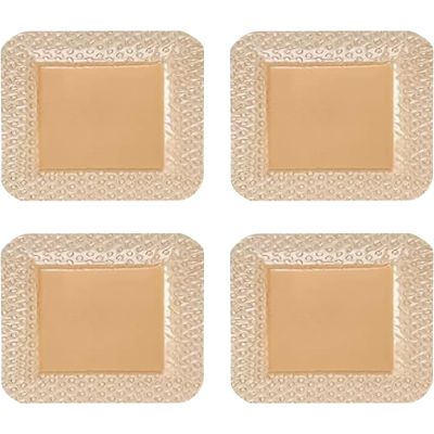 4PCS 5 * 5CM Bed Sore Patch, Bed Sore Dressing, 55cm Silicone Gel Foam Dressing for Care, Advanced Bed Sore Dressing for Long-Term Bedridden Patients