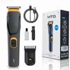 GLAKER Rechargeable Hair Trimmer for Men | Beard & Mustache Grooming Kit with Precision Blades, Adjustable Comb, USB Charging, Cordless Professional Hair Clipper" view 2
