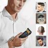 GLAKER Rechargeable Hair Trimmer for Men | Beard & Mustache Grooming Kit with Precision Blades, Adjustable Comb, USB Charging, Cordless Professional Hair Clipper" view 3