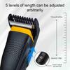 GLAKER Rechargeable Hair Trimmer for Men | Beard & Mustache Grooming Kit with Precision Blades, Adjustable Comb, USB Charging, Cordless Professional Hair Clipper" view 4