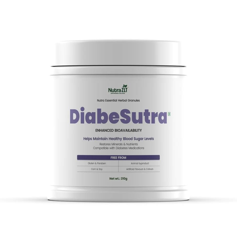 DiabeSutra Herbal Granules Helps Maintain Healthy Blood Sugar Levels | Natural Ingredients For Men & Women by PhytoEarth