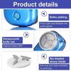 HNOSS HABITAT USB-Powered Dual-Edge Electric Razor for Men, Rechargeable, Compact Shaver, Close Shaving, Smooth Skin, Portable & Skin-Friendly view 2