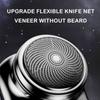 HNOSS HABITAT USB-Powered Dual-Edge Electric Razor for Men, Rechargeable, Compact Shaver, Close Shaving, Smooth Skin, Portable & Skin-Friendly view 4