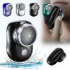 HNOSS HABITAT Rechargeable Mini Electric Shaver for Men, USB Rechargeable, Portable and Compact Razor, Skin-Friendly, Waterproof, Smooth Shaving view 2