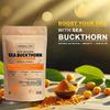 Himaleh Sea buckthorn Berry Powder 100g | Rich in Vitamin C | No oil | Edible | Fiber, Omegas | Himalayan Dry Seabuckthorn Berries Powder | Pack of 1 view 3