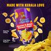 FLAVORS OF KERALA (FOK) Cheese & Onion Banana Chips | Real Kerala Nendran Bananas | Irresistible Cheesy Savory Snack | Crunchy Fusion of Tradition & Taste | 125g Canister view 4