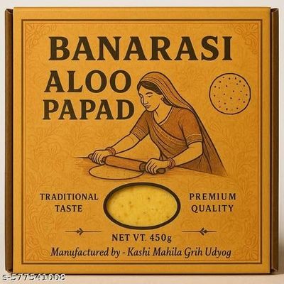 Banarasi Aloo Papad| Homemade | Masala Papad| 100% Natural