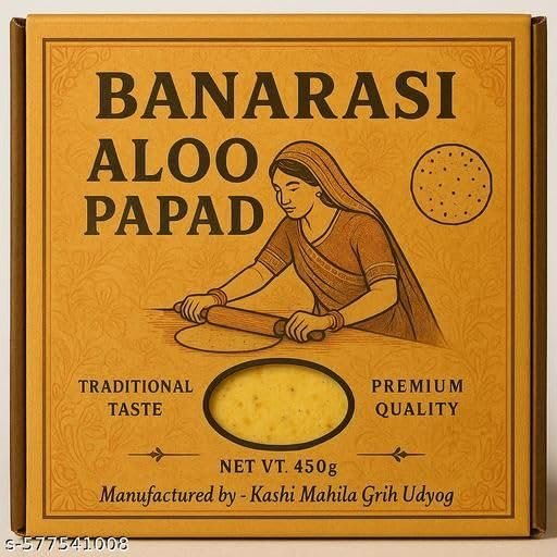 Banarasi Aloo Papad| Homemade | Masala Papad| 100% Natural