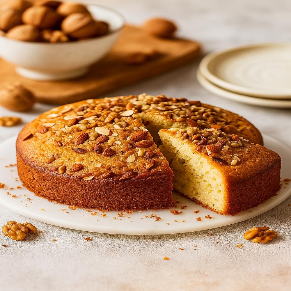 WINNI - Premium Vanilla Dry Nuts Cake For All Occasions | Handmade Eggless Gift For Anniversary, Birthday, Valentine, Girls, Boys, Partner, Couple, Student, Girlfriend, Boyfriend, Kids | Cake Box For Gift | Ideal Return Gift