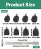17Piece Heel Cap, Heel Cap Stilettos Replacement Kit with Pry Bar, Durable Heel Shoes Accessories for Comfort and Safety, Stiletto Heels for Women view 2