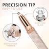 HNOSS HABITAT 2-in-1 Eyebrow Trimmer & Shaper - Precision Grooming Tool for Brows, Face, & Body | Adjustable Length Settings, Ergonomic Design, LED Light & Cleaning Brush view 2