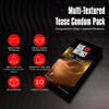 Basic Instinct Ultra Thin Condoms Multi Texture Bubble Gum Flavour 10Pcs, Multi Texture Strawberry Flavour 10 Pcs Multi Texture Bourbon Chocolate Flavour 10Pcs (Pack of 3) view 4