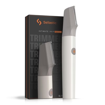 SELLASTIC Premium Full Body Trimmer for Men - Beard, Body & Private Parts Grooming Kit | Skin-Safe, Waterproof, Precision Hair Cutting Machine | Clinically Tested for Sensitive Skin | All-in-One Trimmer | 2 Year Warranty | 120 Min Runtime | Gift for