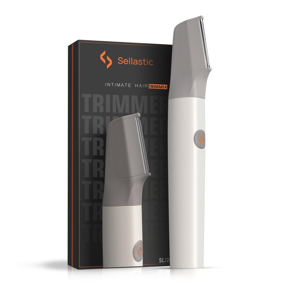 SELLASTIC Premium Full Body Trimmer for Men - Beard, Body & Private Parts Grooming Kit | Skin-Safe, Waterproof, Precision Hair Cutting Machine | Clinically Tested for Sensitive Skin | All-in-One Trimmer | 2 Year Warranty | 120 Min Runtime | Gift for