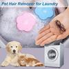 2 Pcs Washing Machine Floating Lint Mesh Bags And Reusable Laundry Dryer Balls Set - Hair Catcher, Lint Trap, And Eco-Friendly Dryer Balls Anti Vibration Pads (10Ball+2Bag) - Multicolor view 4