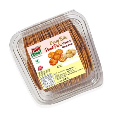 Food Energy Coin Khakhra Snacks for Tea Time Snack (200gm) (PANI PURI)