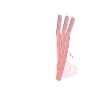 Face Razor for Women Facial Hair- 3 Razors | Instant & Painless Hair Removal | For Eyebrows, Upper Lip, Forehead, Peach Fuzz, Chin and Sideburns | Dermaplaning Tool