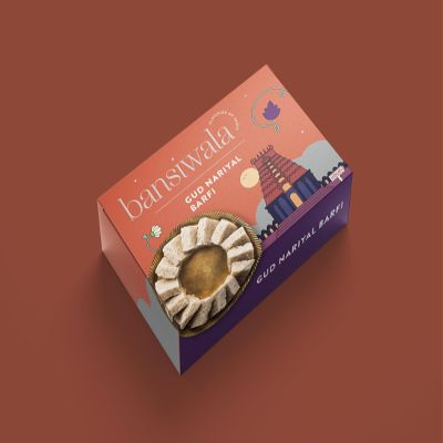 Bansiwala Gud Nariyal Barfi 200g