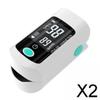 MERISHOPP 2xPulse Oximeter Fingertip Blood Oxygen SpO2 Monitor Pulse Rate Oximeter Blue view 2