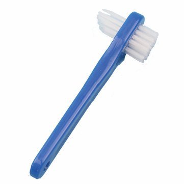 Ubervia T-Shape Denture Brush | Dual-Head Toothbrush for Cleaning False Teeth & Gum Care | Oral Hygiene Tool for Men & Women
